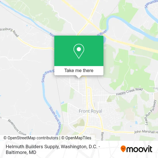 Helmuth Builders Supply map