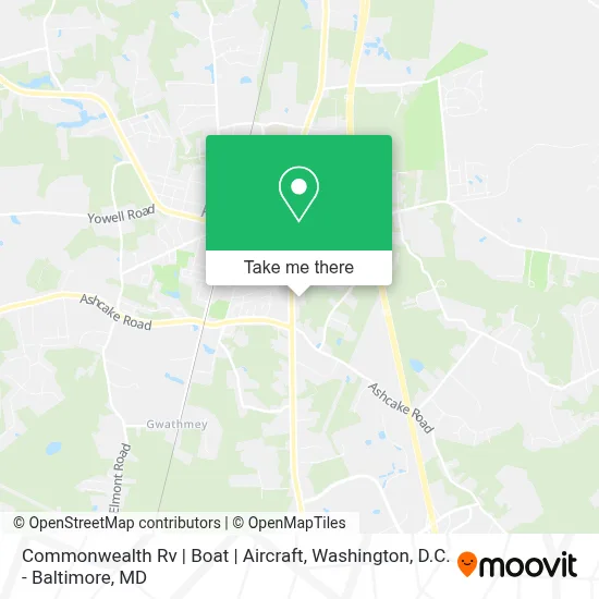 Commonwealth Rv | Boat | Aircraft map