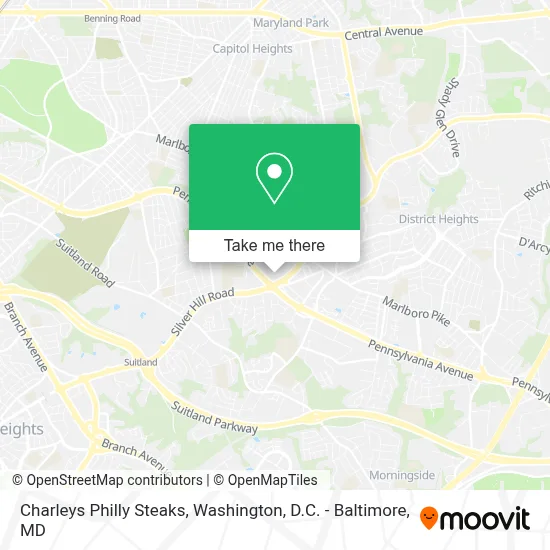 Charleys Philly Steaks map