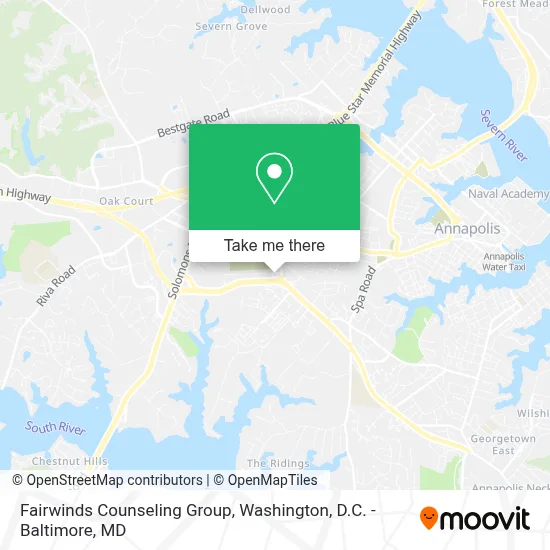 Fairwinds Counseling Group map