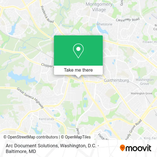 Arc Document Solutions map