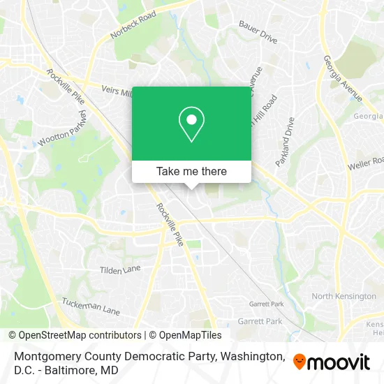 Montgomery County Democratic Party map