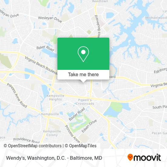 Wendy's map