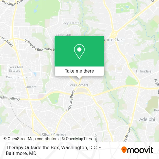 Therapy Outside the Box map
