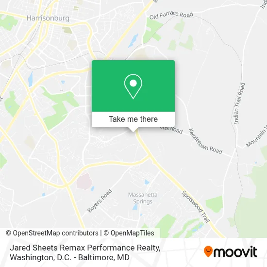 Jared Sheets Remax Performance Realty map