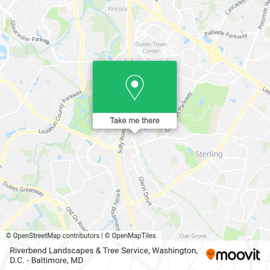 Riverbend Landscapes & Tree Service map