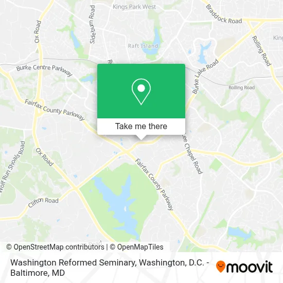 Washington Reformed Seminary map