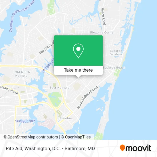 Rite Aid map