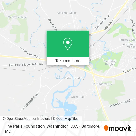 The Paris Foundation map