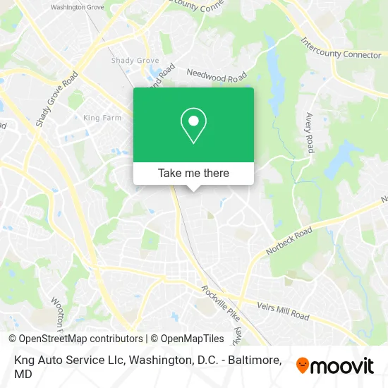Kng Auto Service Llc map
