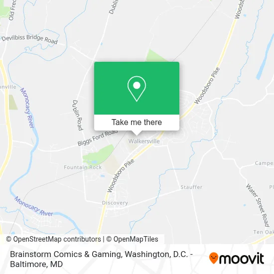 Brainstorm Comics & Gaming map
