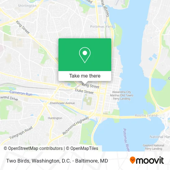 Two Birds map