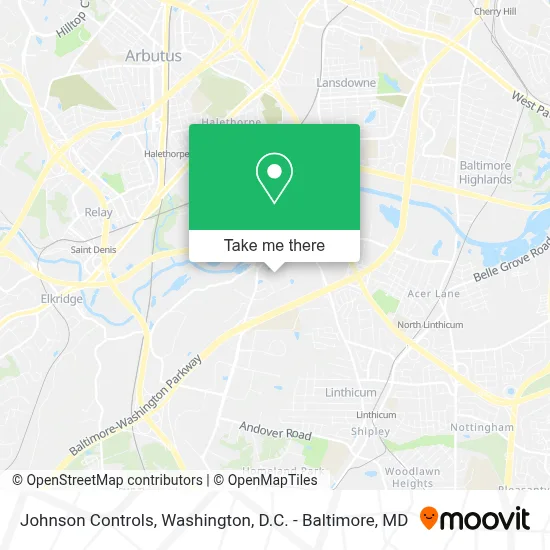 Johnson Controls map