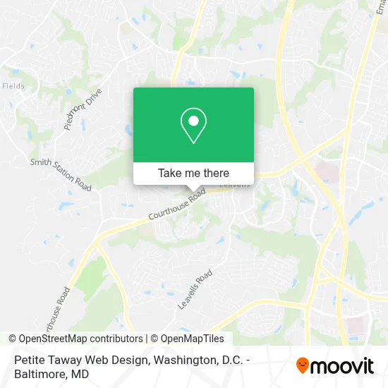 Petite Taway Web Design map