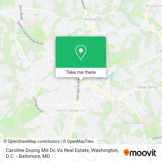 Caroline Doong Md Dc Va Real Estate map