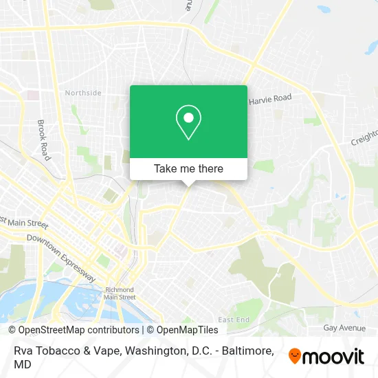 Rva Tobacco & Vape map