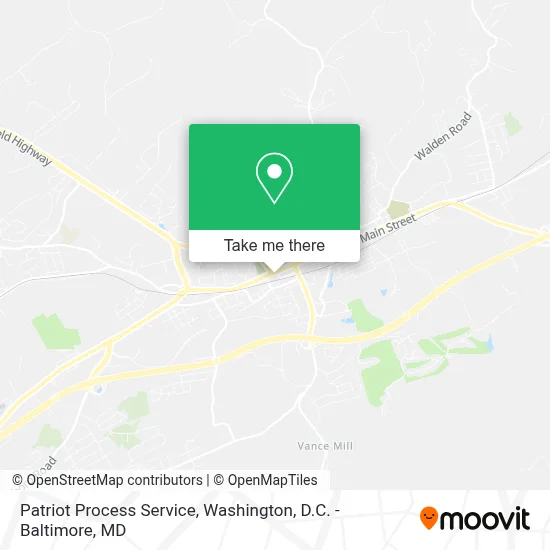 Patriot Process Service map