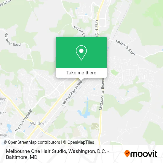 Melbourne One Hair Studio map