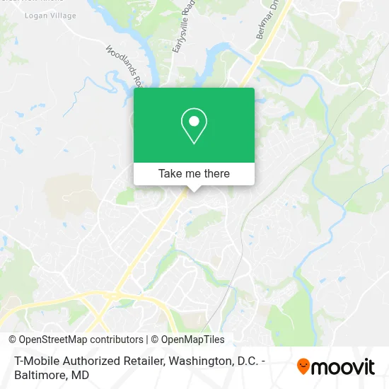 T-Mobile Authorized Retailer map