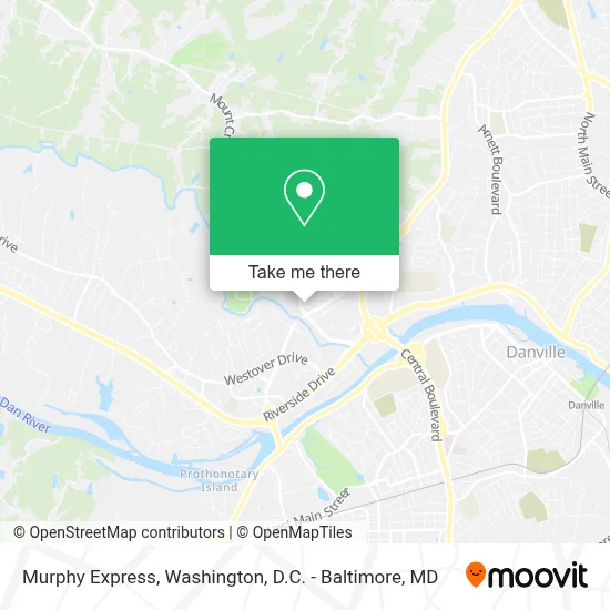 Murphy Express map