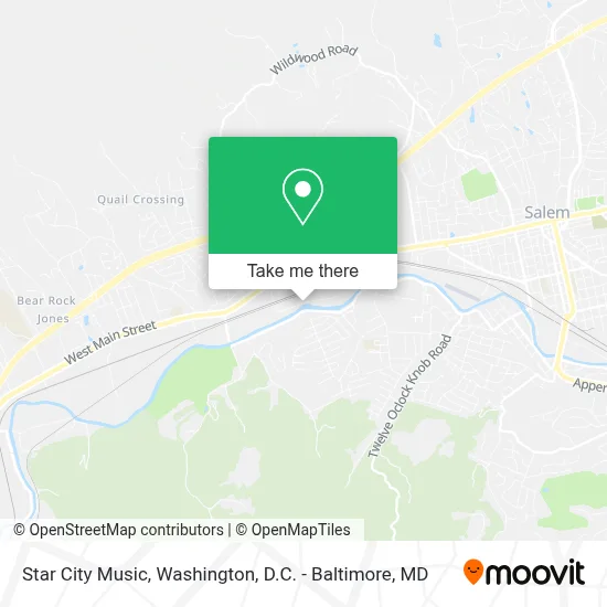 Star City Music map