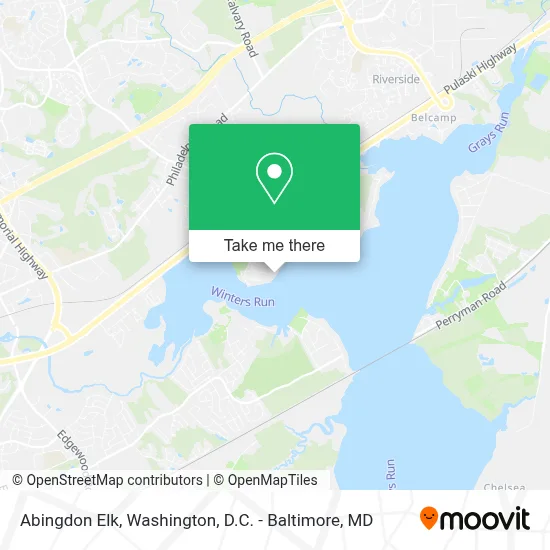 Abingdon Elk map