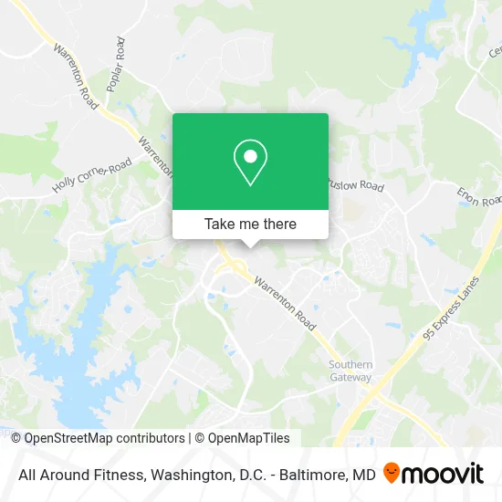 All Around Fitness map