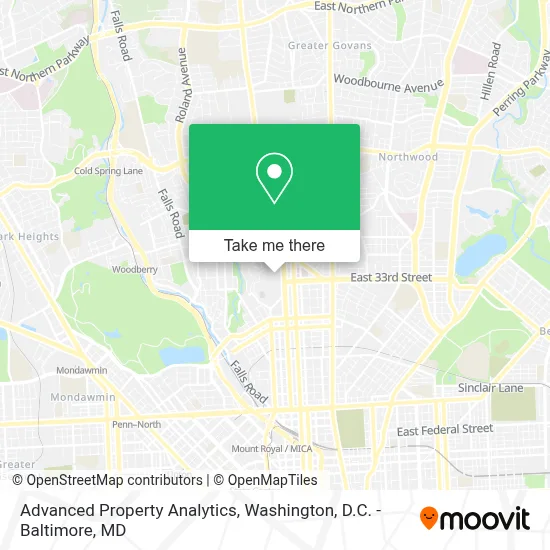 Advanced Property Analytics map