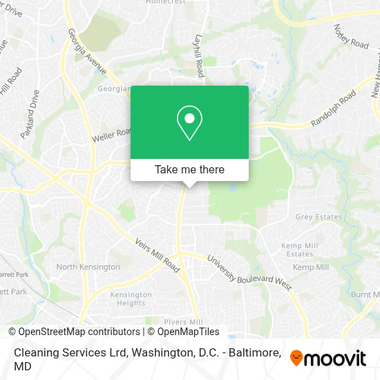 Cleaning Services Lrd map