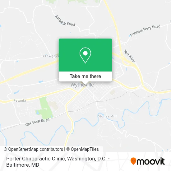 Porter Chiropractic Clinic map