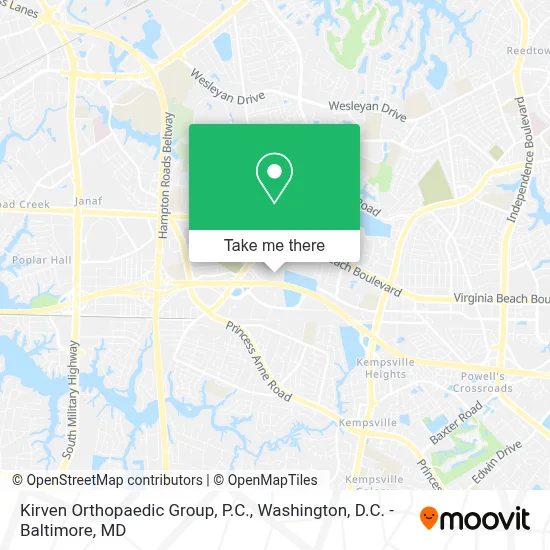 Kirven Orthopaedic Group, P.C. map