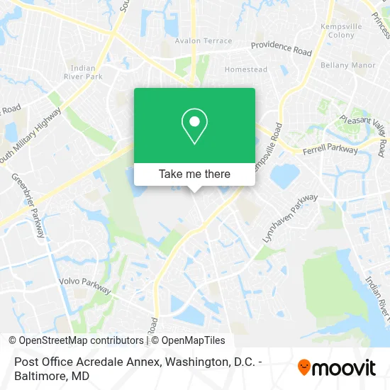 Post Office Acredale Annex map