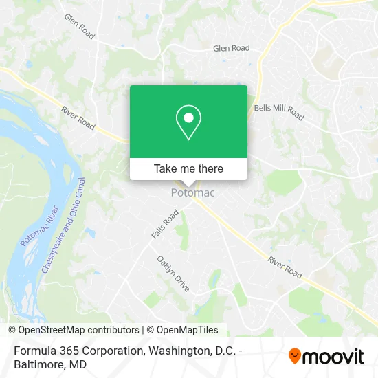 Formula 365 Corporation map
