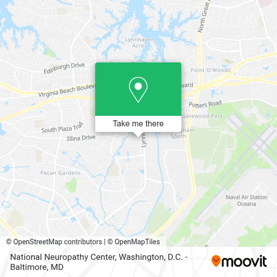 National Neuropathy Center map