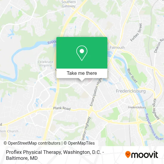 Proflex Physical Therapy map