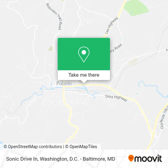 Sonic Drive In map
