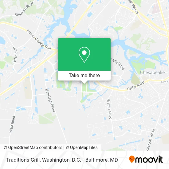 Traditions Grill map