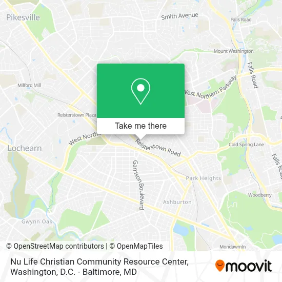Nu Life Christian Community Resource Center map