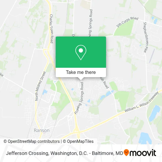 Jefferson Crossing map