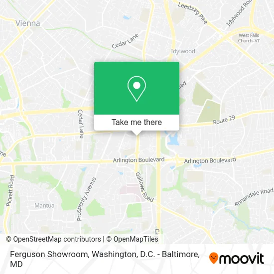Ferguson Showroom map