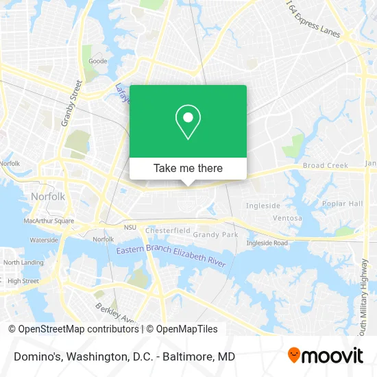 Domino's map