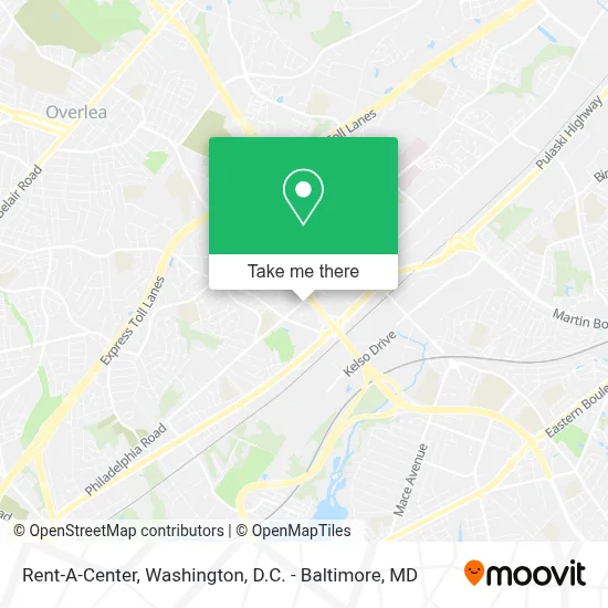 Rent-A-Center map