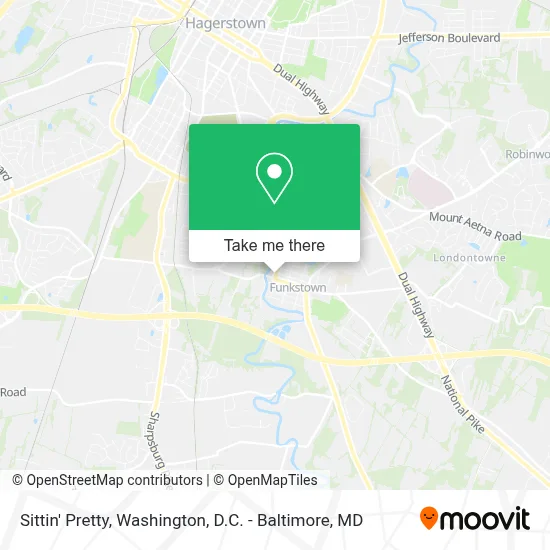 Sittin' Pretty map
