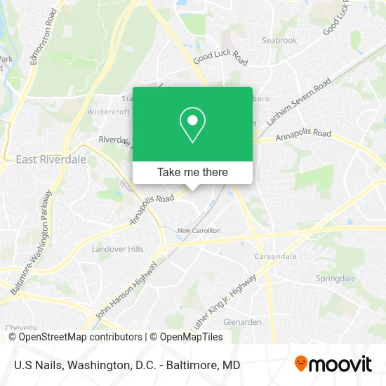U.S Nails map