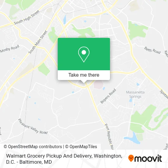 Walmart Grocery Pickup And Delivery map
