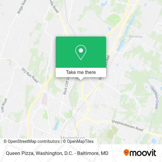 Queen Pizza map