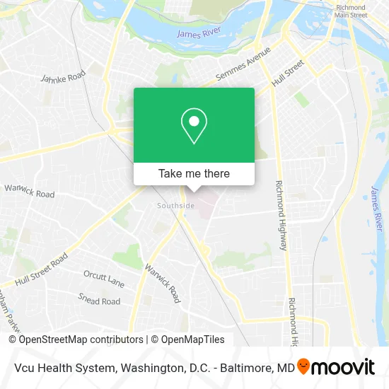 Vcu Health System map