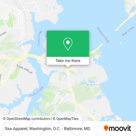 Ssa Apparel map