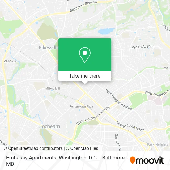 Embassy Apartments map