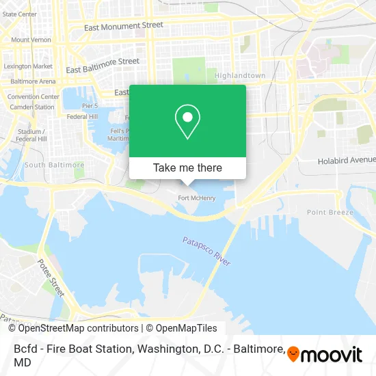 Bcfd - Fire Boat Station map